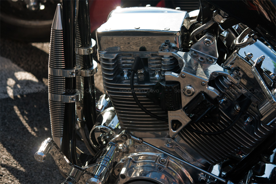 Fotos sueltas - Bloque de motor de una Harley Davidson